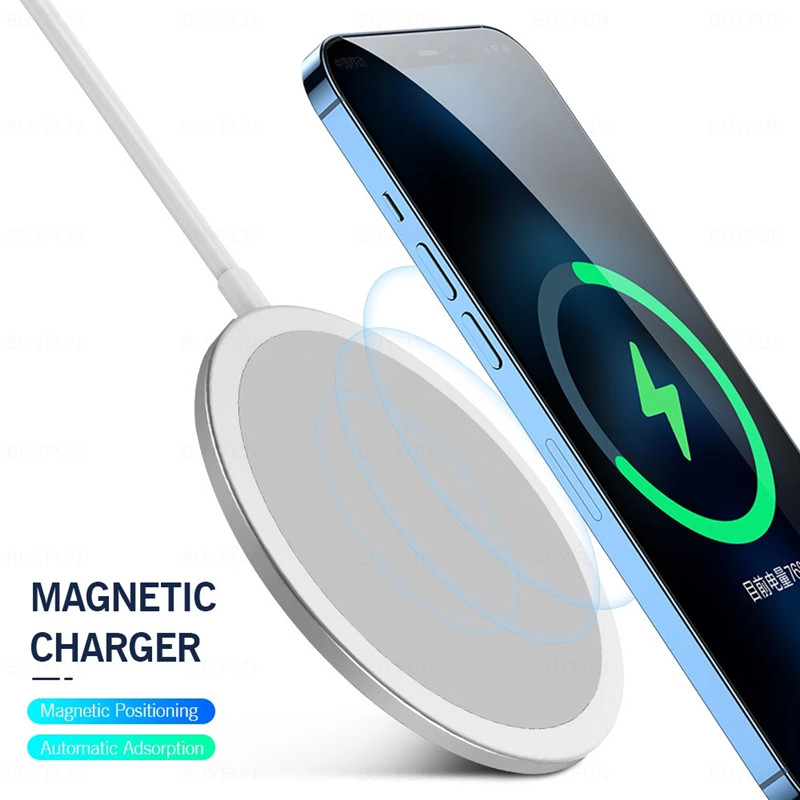 Magnetyczna Magsafe Wireless Telefon Charger 15W Portable Magsafe Ładowarka do Apple Iphone 12 11 Pro Max Najlepiej sprzedający się produkt Amazon Hot Style